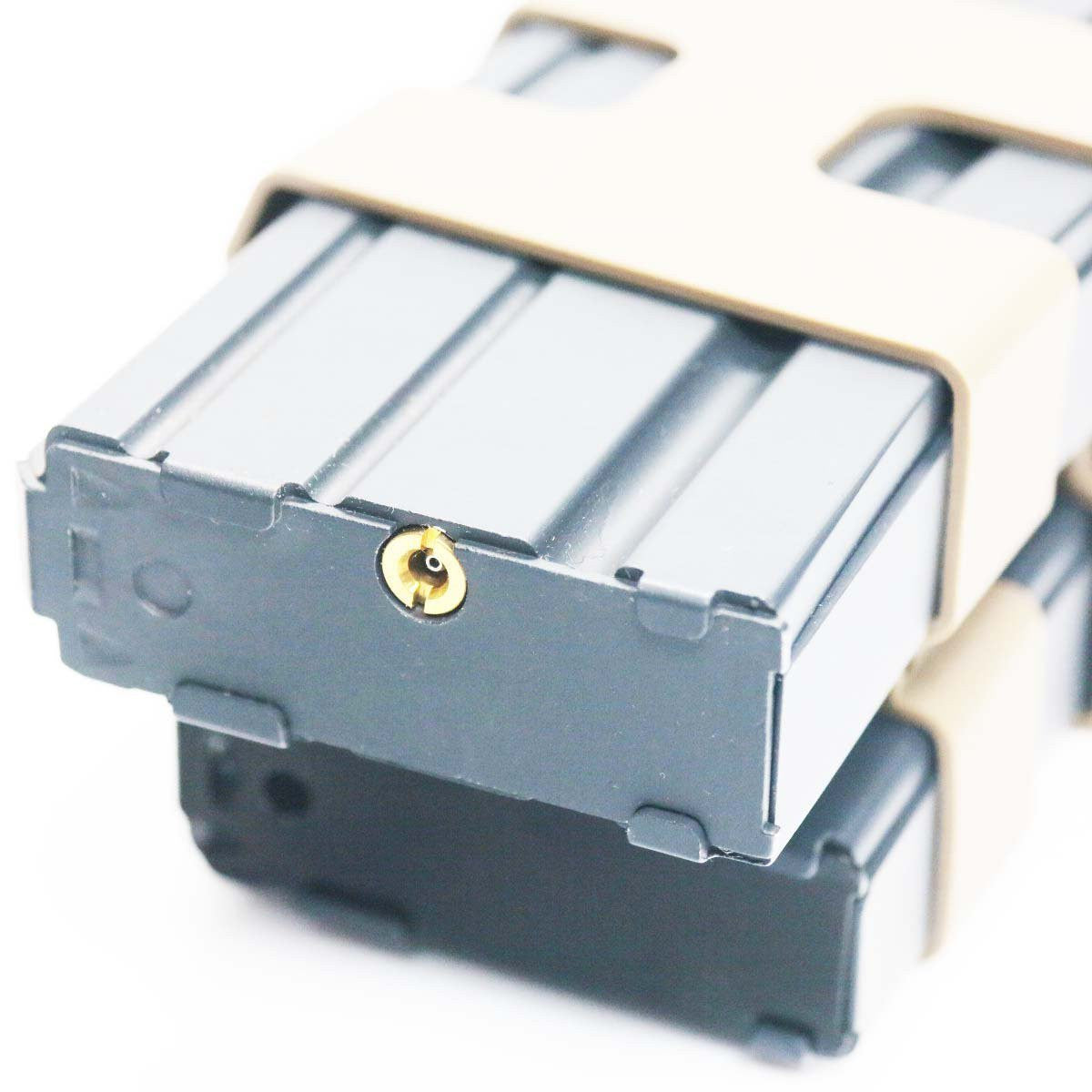 WE 80rd Metal Double Magazine Black for WE M Series Airsoft GBBR