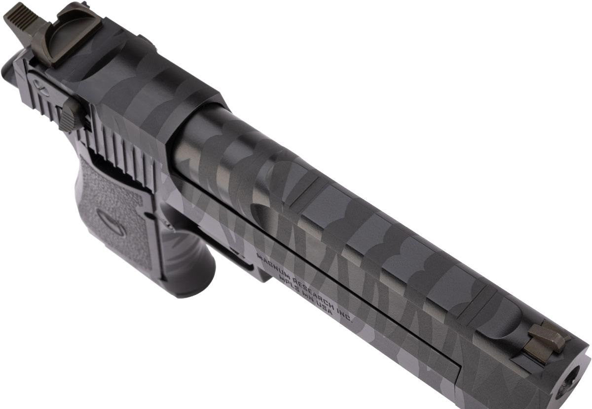 CYBERGUN LICENSED WE Desert Eagle .50 AE Full Metal Gas Blowback Airsoft Pistol (Black Tigerstripe)