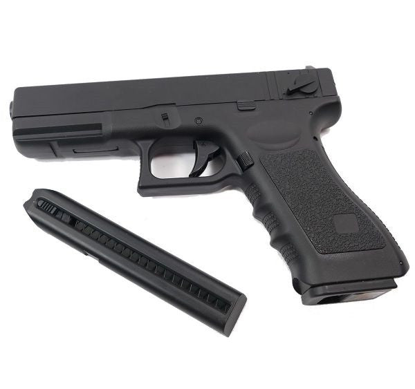 CYMA G18C SEMI/FULL AUTO Electric Pistol AEP (Black)