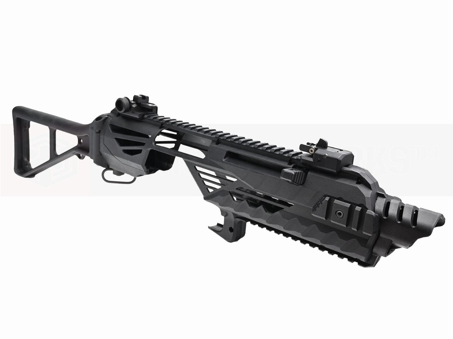 AW CUSTOM Airsoft Tactical Carbine Conversion Kit - DE Series (Black)