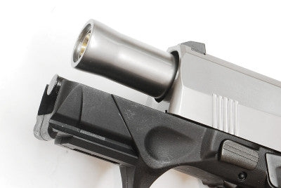WE BULL DOG PX4 Compact Gas Black Pistol (Silver)