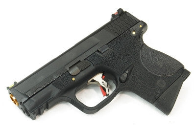 WE Tech BB FORCE Compact T1A Semi-Auto GBB Pistol (BK Slide/GD Barrel/BK Frame)