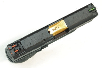 WE Tech BB FORCE Compact T1A Semi-Auto GBB Pistol (BK Slide/GD Barrel/BK Frame)
