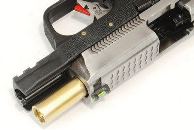 WE Tech BB FORCE T5A Semi-Automatic GBB Pistol (SV Slide/GD Barrel/BK Frame)