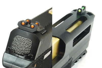 WE BB FORCE T1 B style pistol (BK Slide/GD Barrel/BK Frame)