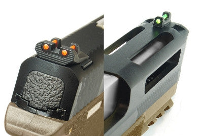 WE Tech BB FORCE GBB Pistol T4B (BK Slide/SV Barrel/Tan Frame)