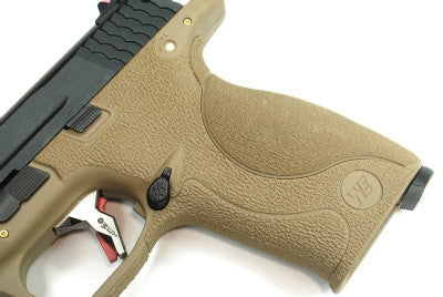 WE Tech BB FORCE GBB Pistol T4B (BK Slide/SV Barrel/Tan Frame)
