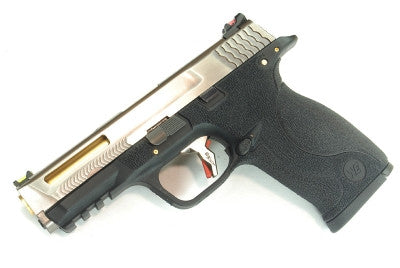 WE Tech BB FORCE GBB Pistol T5B (BK Slide/GD Barrel/BK Frame)
