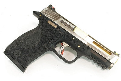 WE Tech BB FORCE GBB Pistol T5B (BK Slide/GD Barrel/BK Frame)