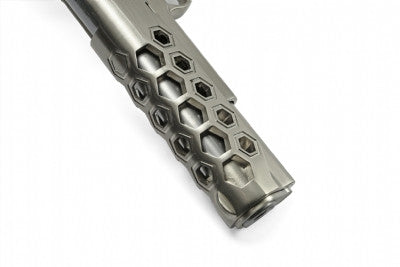 WE M1911 HEX CUT Custom GBB Pistol (Silver)
