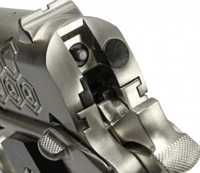 WE M1911 HEX CUT Custom GBB Pistol (Silver)
