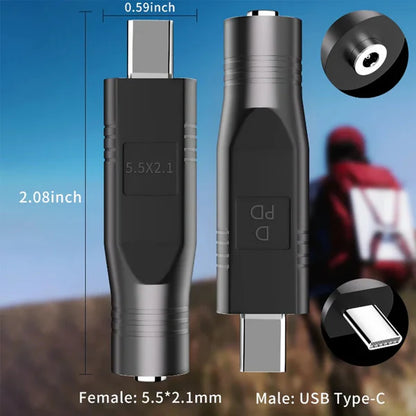 Starlink Mini Ethernet DC Power Cable with USB C to DC Adapter
