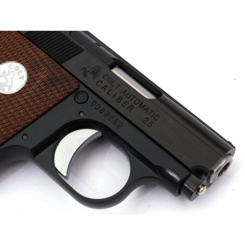 CYBERGUN LICENSED WE COLT.25 GBB AIRSOFT PISTOL MINI GUN W/FULL MARKING (BLACK)