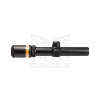 BOG 1.5-6X24 OPTIC FIBRE (RED) Illuminated Rifle Scope With Mount BO-SSC3201BK