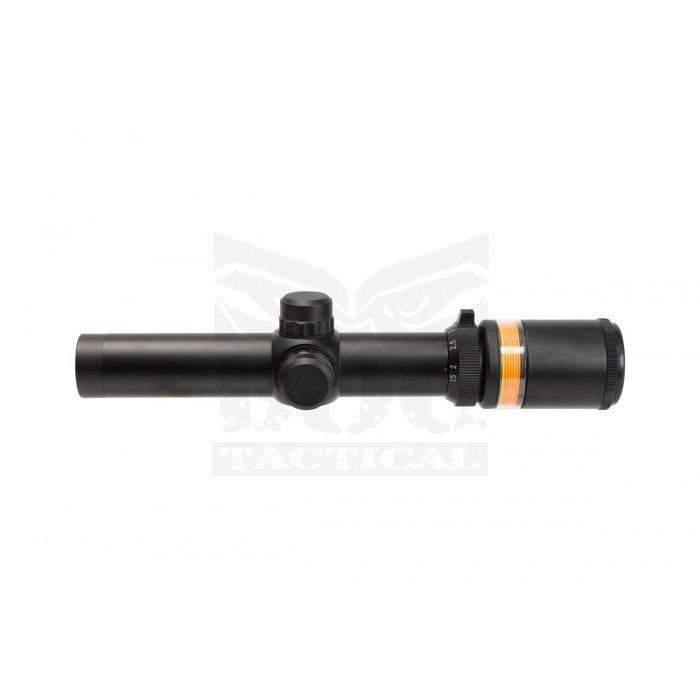 BOG 1.5-6X24 OPTIC FIBRE (RED) Illuminated Rifle Scope With Mount BO-SSC3201BK