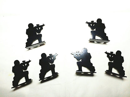 Army Force Metal Target - Type 1 (6 Pcs)