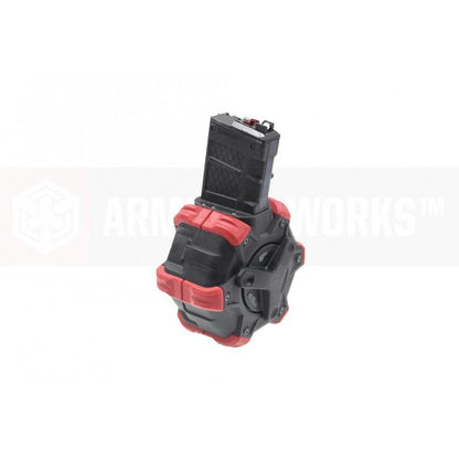 AW Custom 350rds Drum Airsoft Magazine For Tokyo Marui / WE / AW M Series GBB