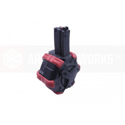 AW Custom 350rds Drum Airsoft Magazine For Tokyo Marui / WE / AW MP5 Series GBB