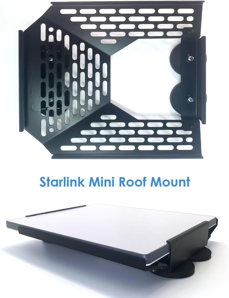Starlink Mini Car Mount, Magnetic Roof Mount Kit for RV, Boat, Ship, Camper Outdoor
