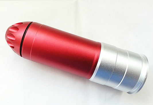CYMA Metal 168 Rds 6mm BB 40mm Airsoft Toy Gas Grenade Red & Silver