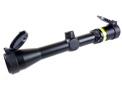 BOG 3-9X40 OPTIC FIBRE (GREEN) Illuminated Rifle Scope With Mount BO-SSC3301-BK