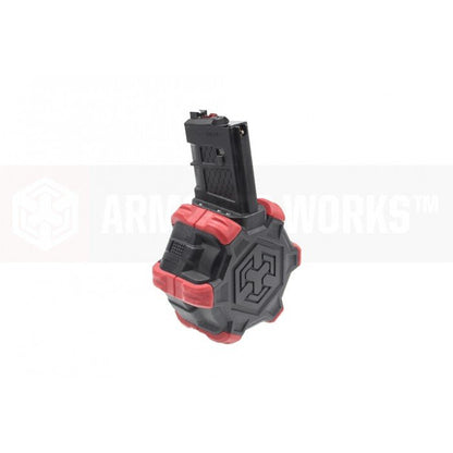 AW Custom 350rds Drum Airsoft Magazine For Tokyo Marui / WE / AW M Series GBB