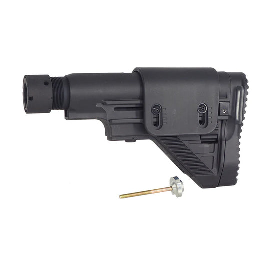 E&C G28 Style Retractable Stock with Tube for G28 AEG Airsoft