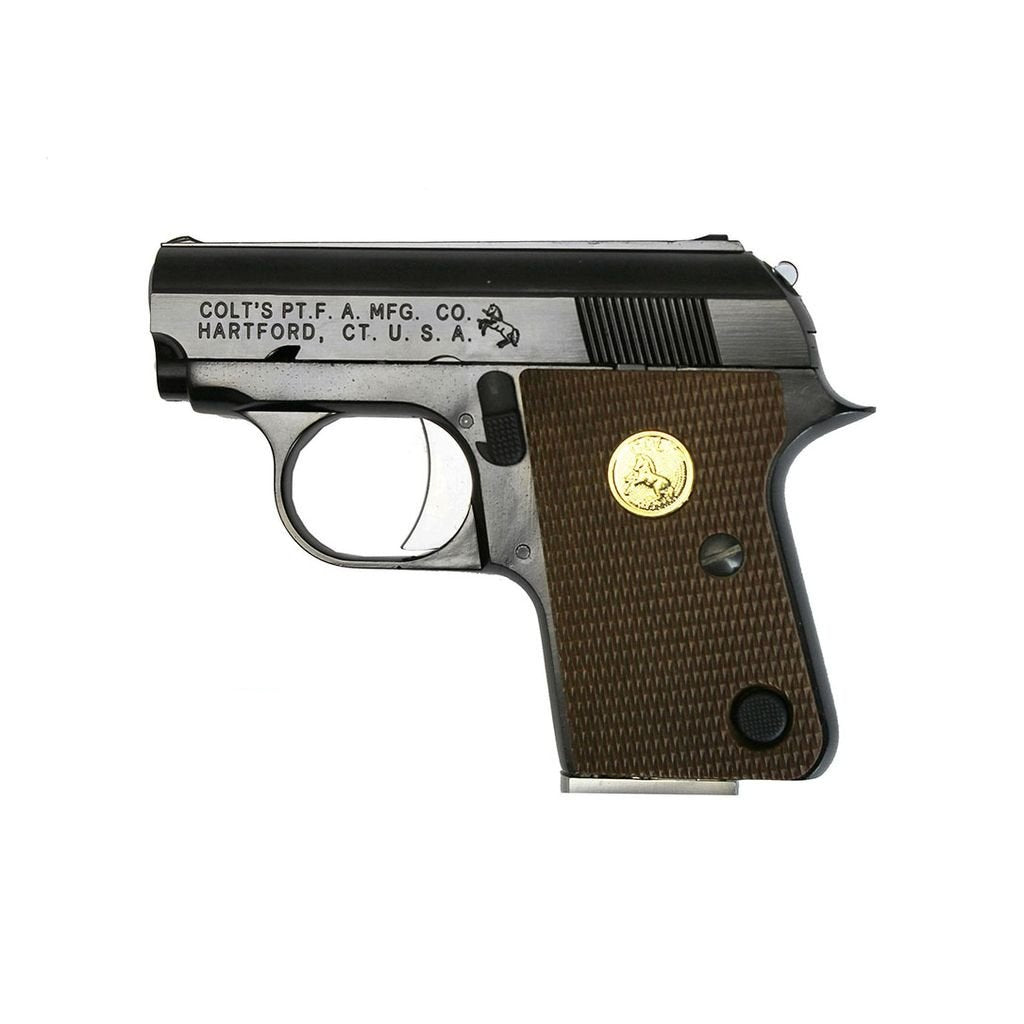 CYBERGUN LICENSED WE COLT.25 GBB AIRSOFT PISTOL MINI GUN W/FULL MARKING (BLACK)
