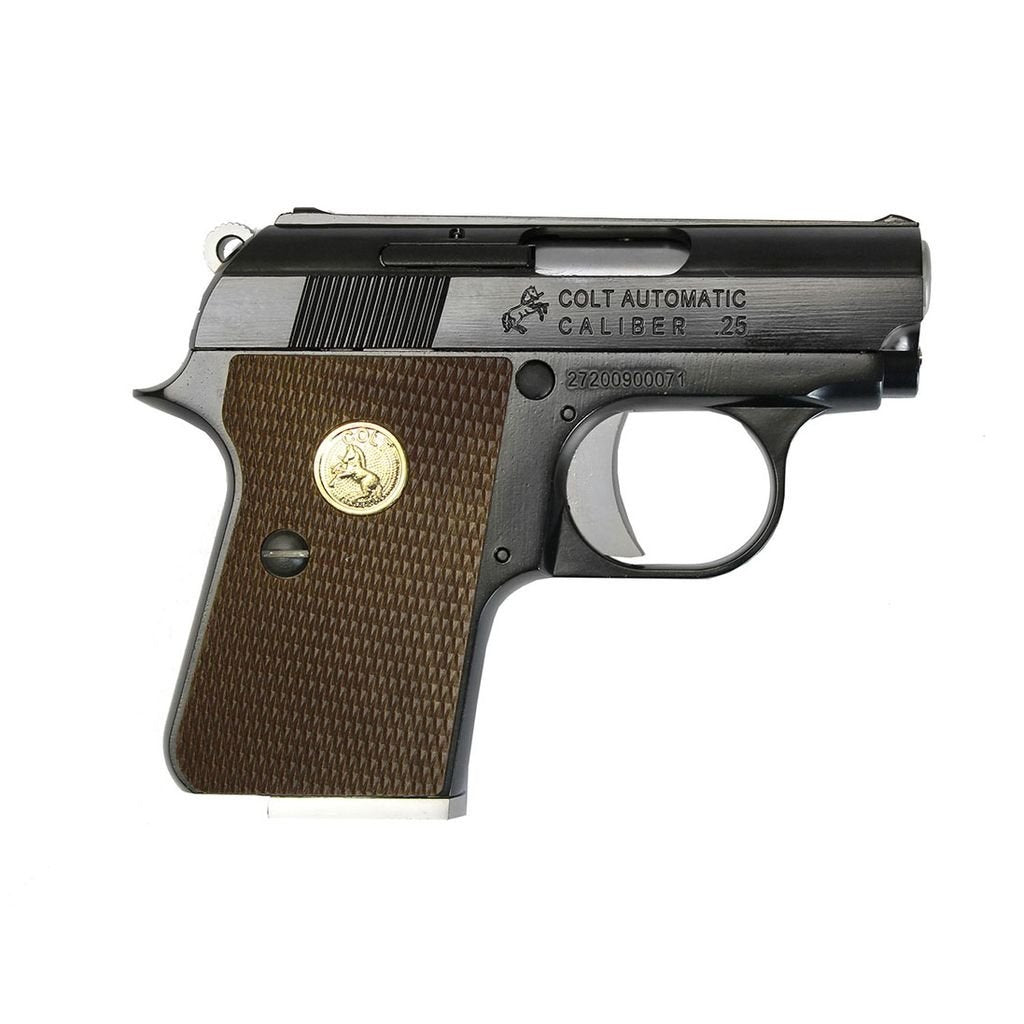 CYBERGUN LICENSED WE COLT.25 GBB AIRSOFT PISTOL MINI GUN W/FULL MARKING (BLACK)