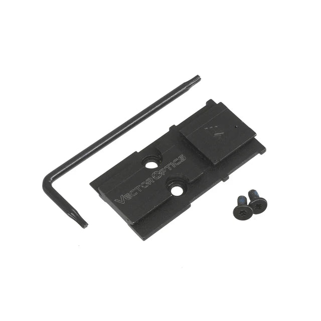 Vector Optics MOS to VOD Footprint Pistol Red Dot Steel Adapter