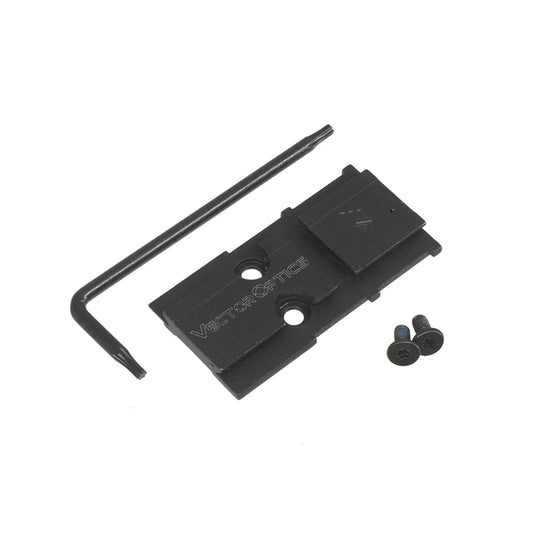 Vector Optics MOS to VOD Footprint Pistol Red Dot Steel Adapter