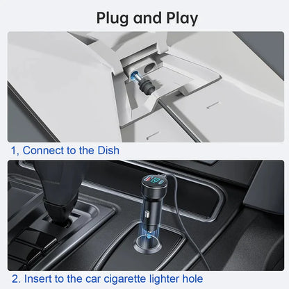 Starlink Mini DC Power Cable (Car to DC)