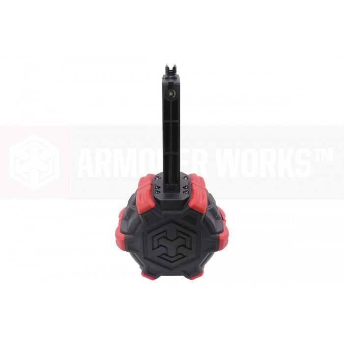 AW Custom 350rds Drum Airsoft Magazine For AW / WE DE Series Variants GBB