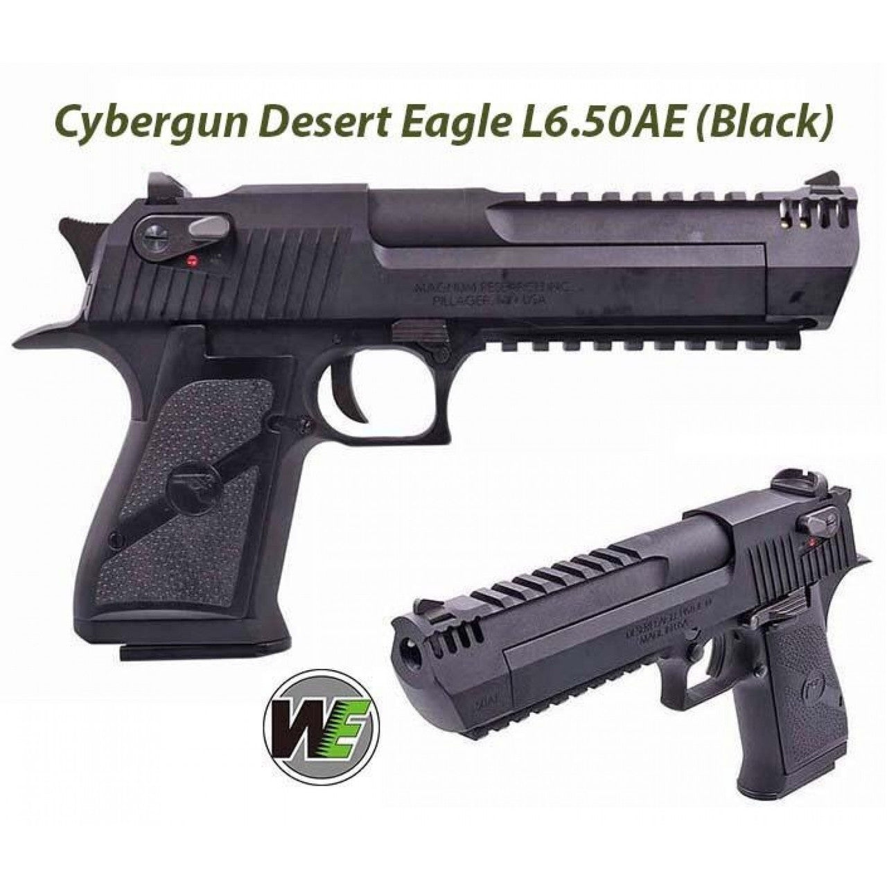 Cybergun LICENSED WE Desert Eagle L6 .50AE GBB Pistol ( Black )