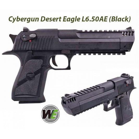 Cybergun LICENSED WE Desert Eagle L6 .50AE GBB Pistol ( Black )