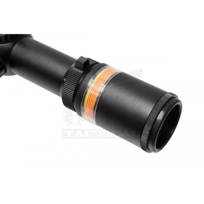 BOG 3-9X40 OPTIC FIBRE (RED) Illuminated Rifle Scope With Mount BO-SSC3401-BK