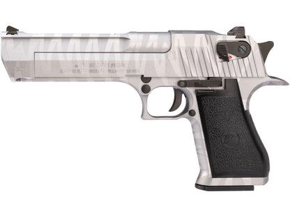 CYBERGUN LICENSED WE Desert Eagle .50 AE Full Metal Gas Blowback Airsoft Pistol (Silver Tigerstripe)