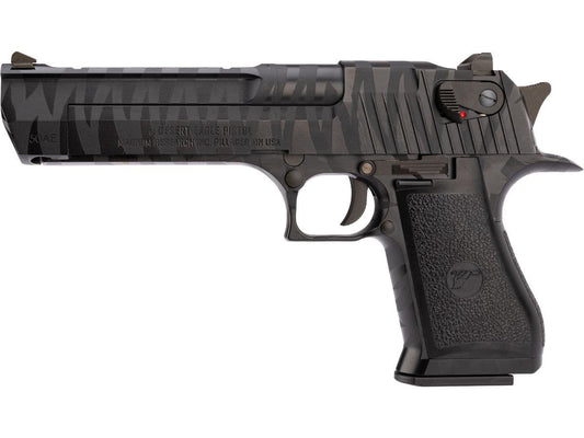 CYBERGUN LICENSED WE Desert Eagle .50 AE Full Metal Gas Blowback Airsoft Pistol (Black Tigerstripe)