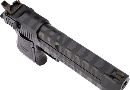 CYBERGUN LICENSED WE Desert Eagle .50 AE Full Metal Gas Blowback Airsoft Pistol (Black Tigerstripe)