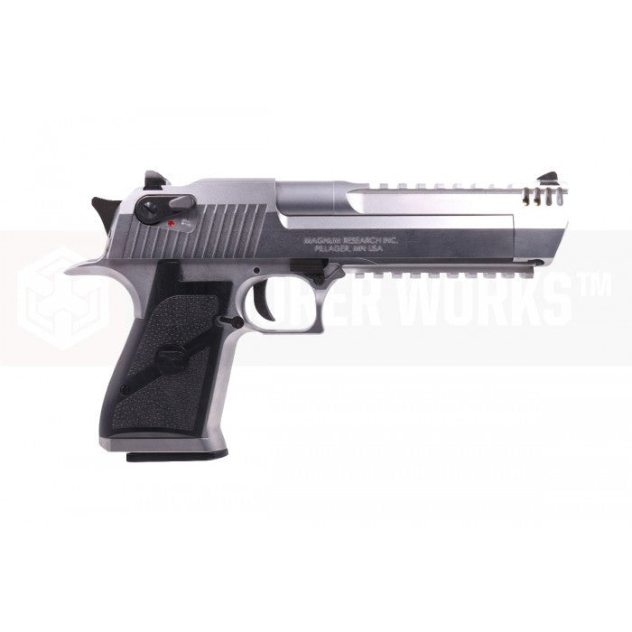 Cybergun LICENSED WE Desert Eagle L6 .50AE GBB Pistol ( Silver )