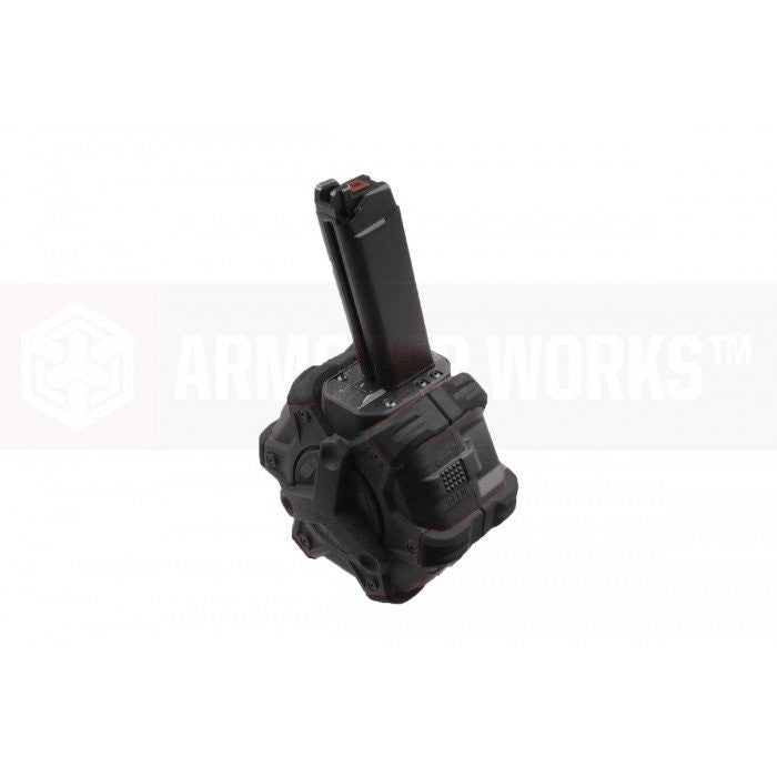 BK 350rds Drum Airsoft Toy Mag For Marui WE AW G17 G18c G19 G22 G23 G26 G34 GBB