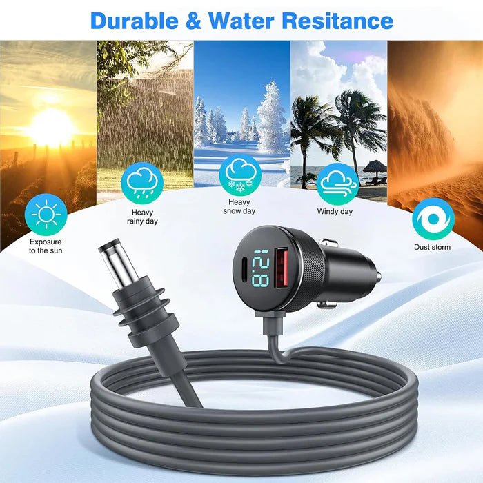 Starlink Mini DC Power Cable (Car to DC)