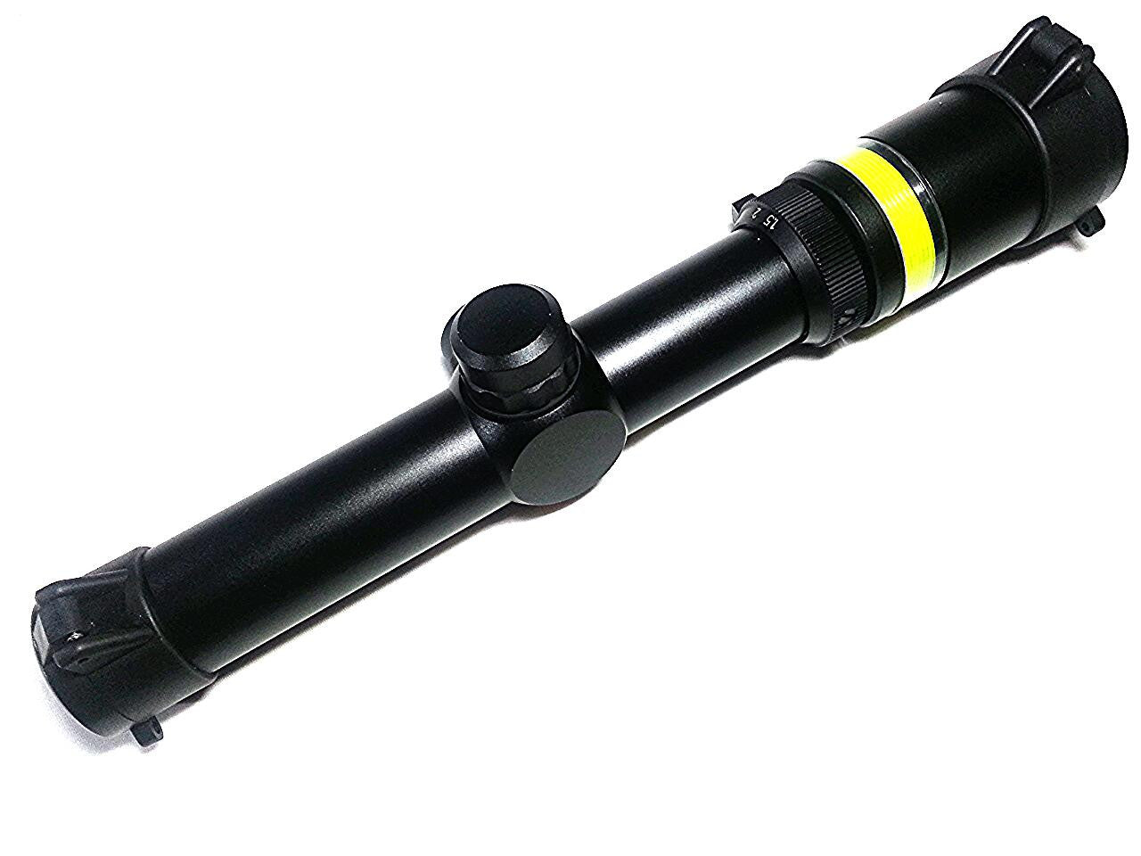 BOG 1.5-6X24 OPTIC FIBRE (GREEN) Illuminated Rifle Scope With Mount BO-SSC3101BK