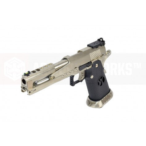 Armorer Works Double Barrel Hi-Capa GBB Pistol (Black)