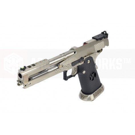 Armorer Works Double Barrel Hi-Capa GBB Pistol (Black)