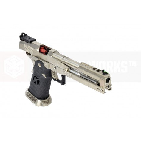 Armorer Works Double Barrel Hi-Capa GBB Pistol (Black)