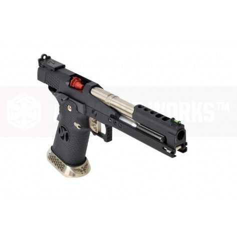 Armorer Works 6 inch Dragon Hi-Capa GBB Pistol (Black)