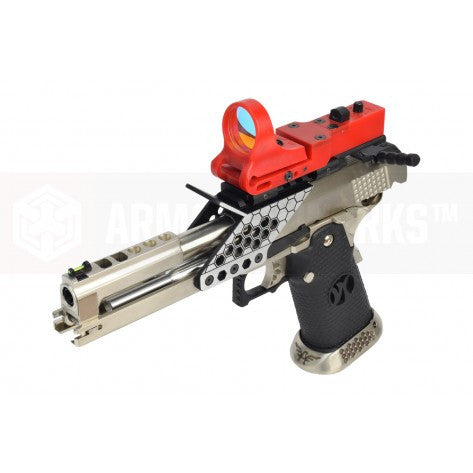 Armorer Works Double Barrel Hi-Capa GBB Pistol (Black)