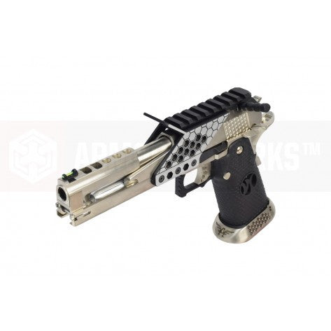 Armorer Works Double Barrel Hi-Capa GBB Pistol (Black)