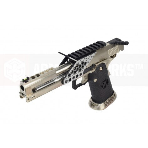 Armorer Works Double Barrel Hi-Capa GBB Pistol (Black)